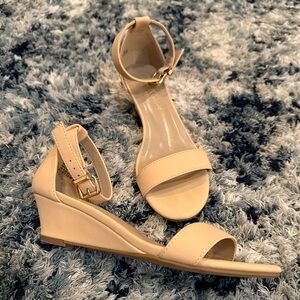 Tan Wedge Sandals